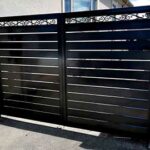 Horizontal Aluminum Semi-Privacy Fence Panels
