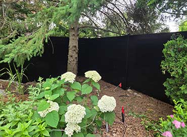 Aluminum Fence-Aluminum Horizontal Slat Fence Panels-Aluminum Fence Installed in Richmond Hill