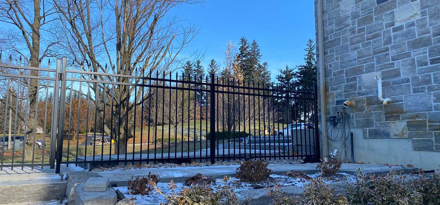 Aluminum Fence -Aluminum Picket Fence Installed in King City