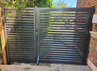 Aluminum Fence-Aluminum Semi Privacy Fence-Panels