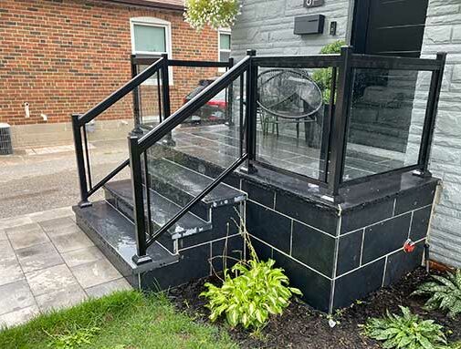 Glass Railing-Stairs Railings Toronto-Aluminum Railings-Glass Railings-Pool Railings-Balcony-Railings-Banister-Railings-Porch Railings